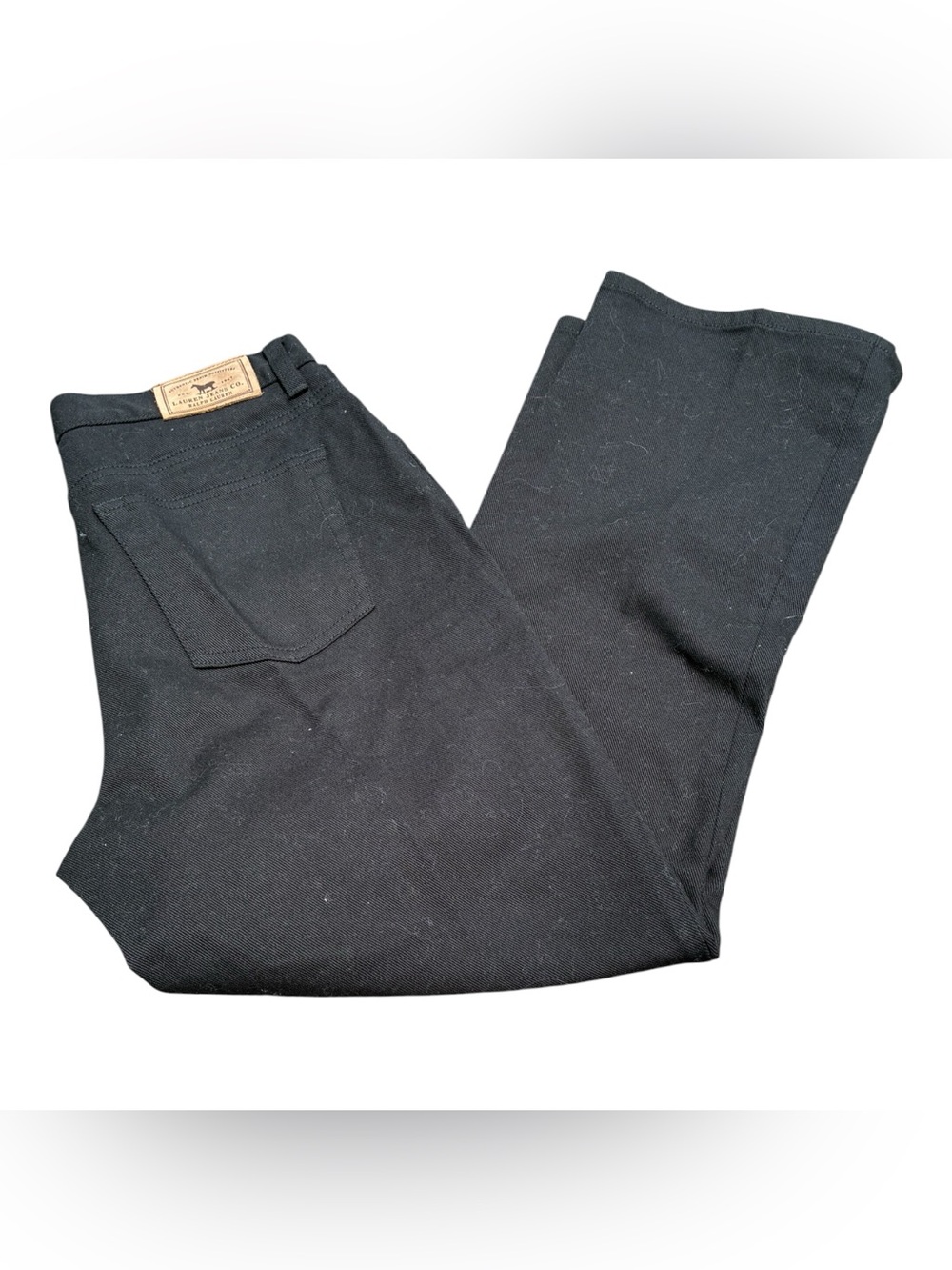 Polo by Ralph Lauren Black Straight-Leg Women's Jeans - Picture 3 of 10